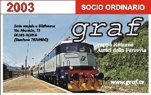 Tessera GRAF 2003