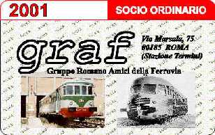 Tessera GRAF 2001